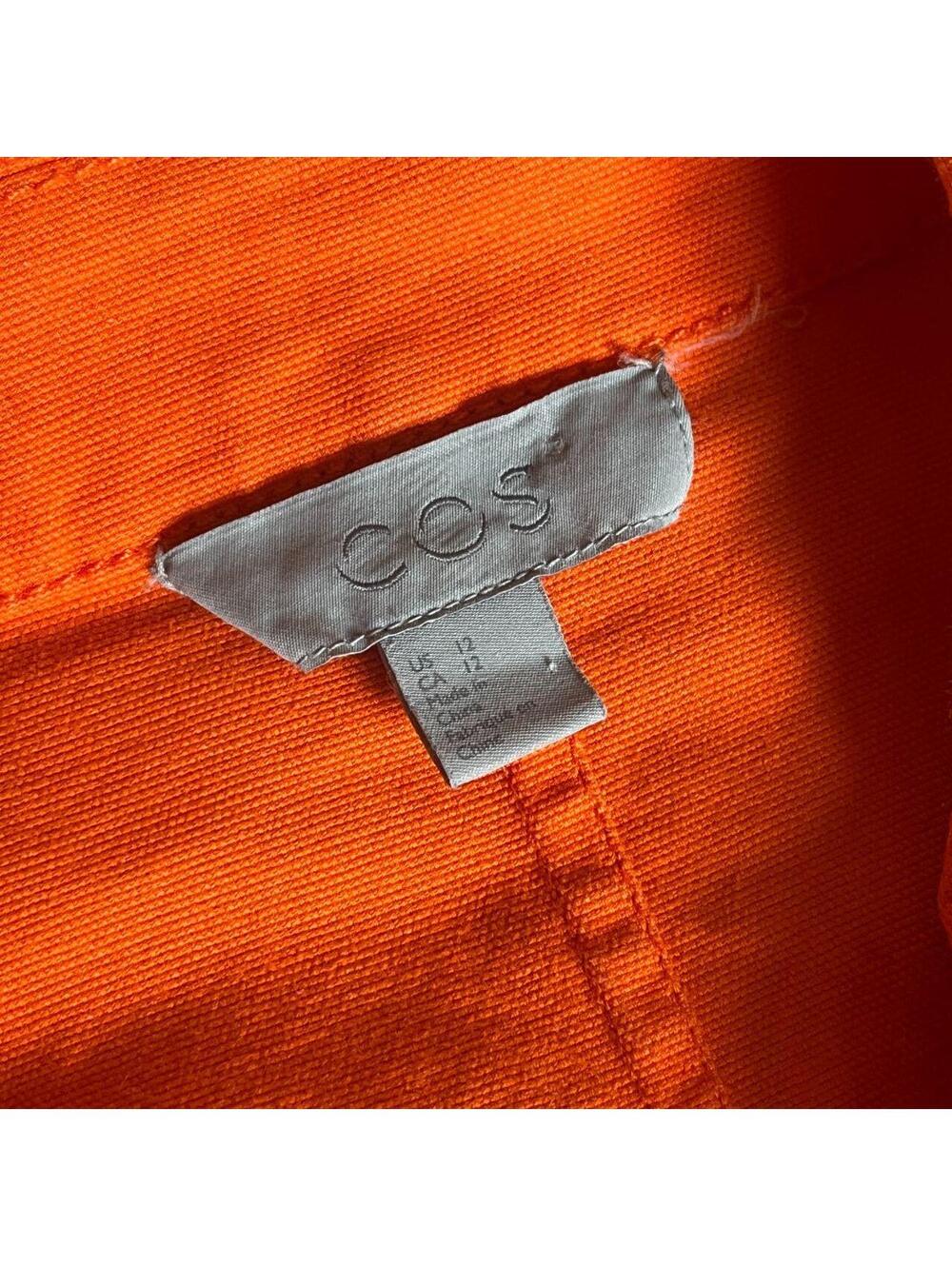 COS - Boxy Worker Jacket - Orange - Picture 7 of 8